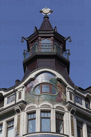 Art Nouveau house with Chinese tower