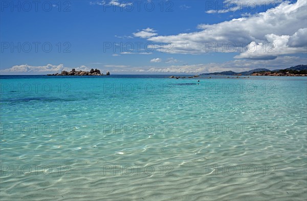 Bay of Palombaggia with turquoise green sea