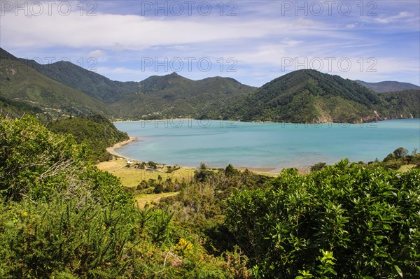 View over the Marlborough Sounds