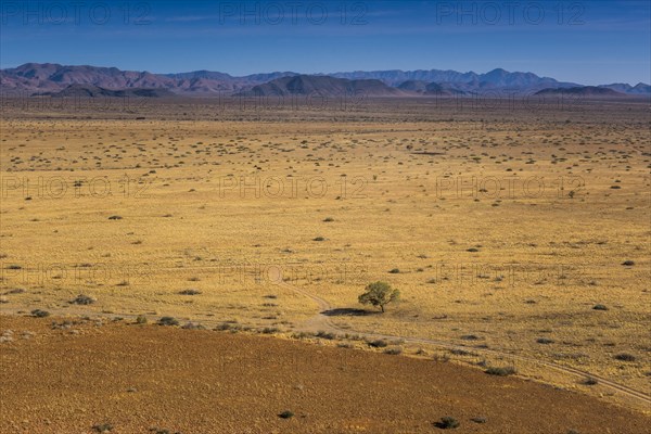 Dry landscape of the Naukluft mountains
