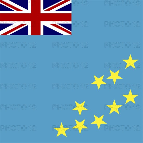 Official national flag of Tuvalu