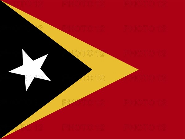 Official national flag of Timor-Leste