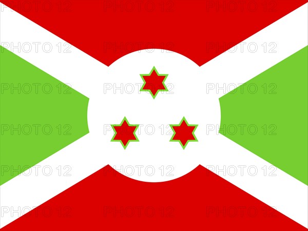 Official national flag of Burundi