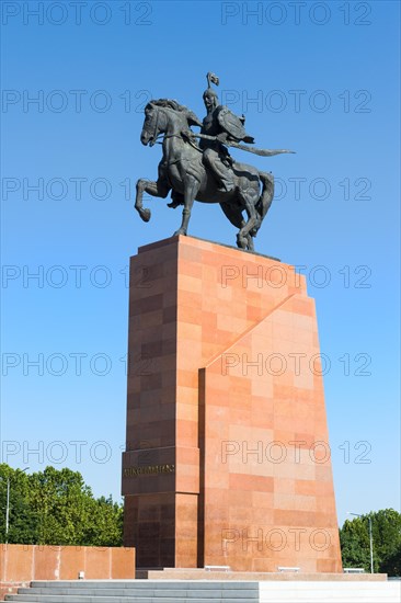 Manas Statue on Ala-Too square