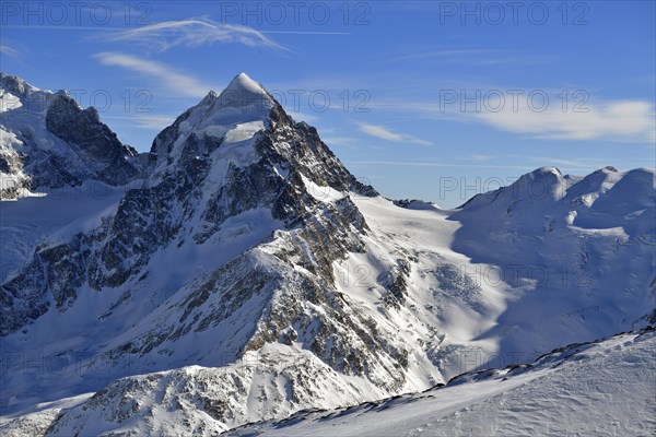 Piz Roseg seen from Corvatsch