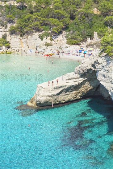View of Cala Mitjana