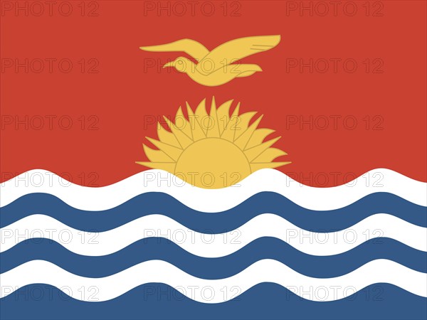Official national flag of Kiribati