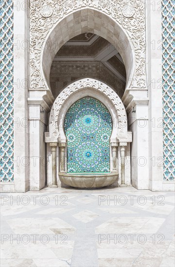 Decorated exterior wall