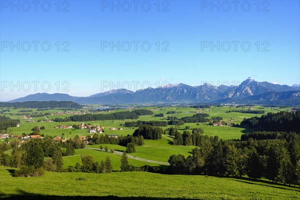 View from the Schlossbergalm near Eisenberg