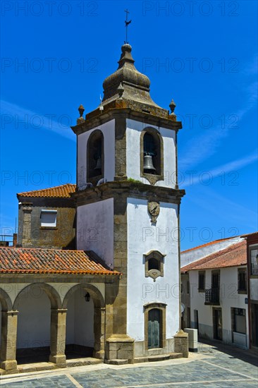 Clock tower on the central square of the Republic