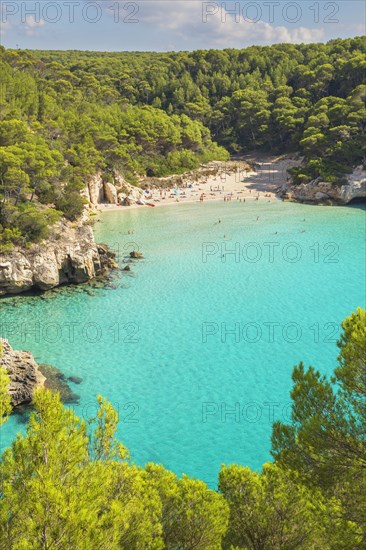 View of Cala Mitjana