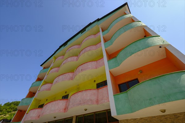 Colorful hotel in Llixhat