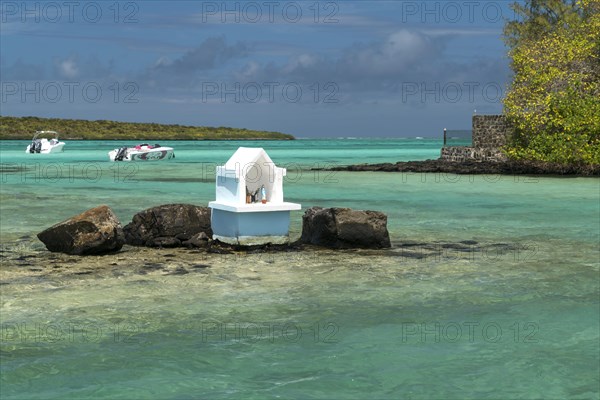 Christian Shrine in the Water at Pointe d'Esny