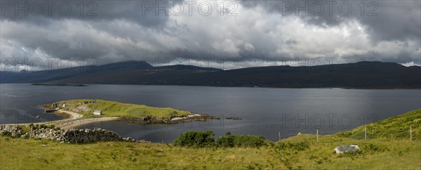 Peninsula Ard Neakie with dark clouds