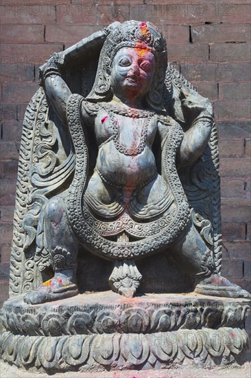Temple deity statue