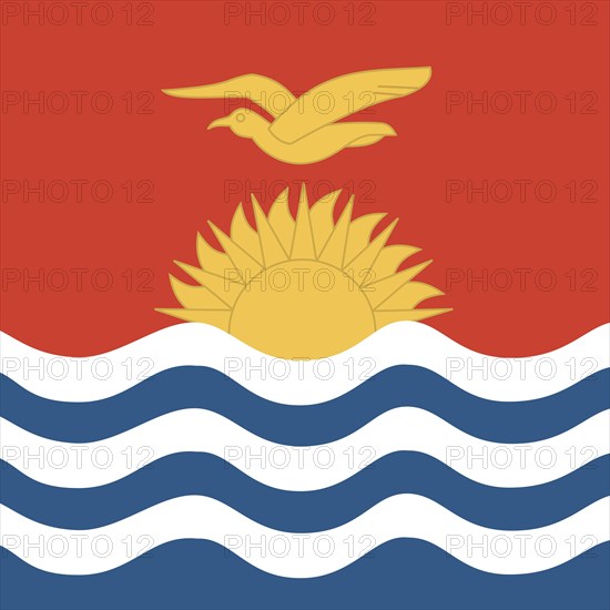 Official national flag of Kiribati