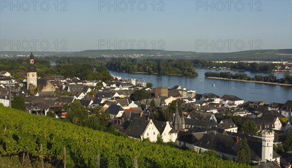 View of the Old Town with parish church St. Jakobus