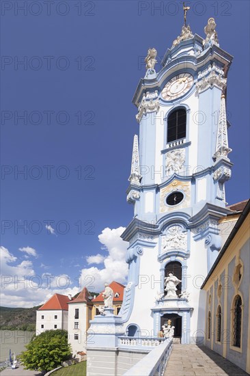Church terrace and tower of the collegiate church