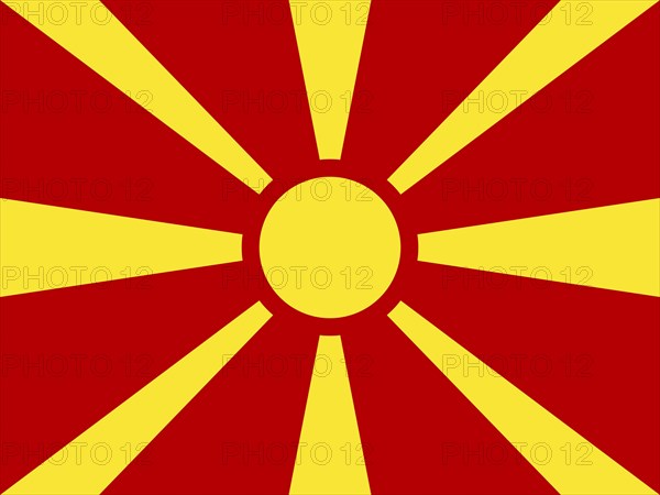 Official national flag of the former Yugoslav Republic of Macedonia