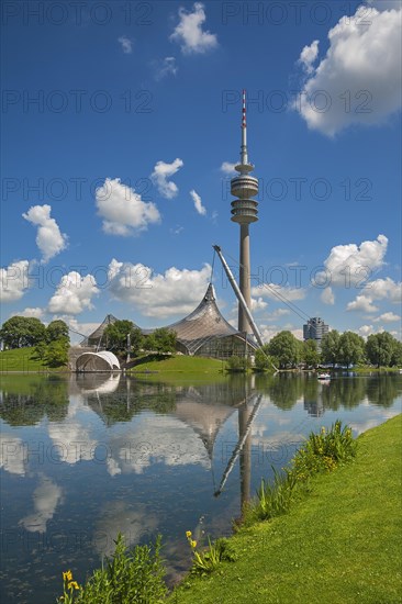 Olympic park with Olympic tower