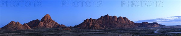 Panorama of Spitzkoppe and Pontok mountains