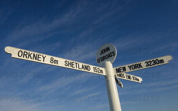 Sign post in different directions