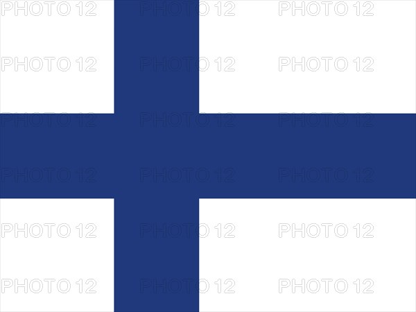 Official national flag of Finland