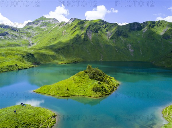 Schrecksee with Allgau mountains