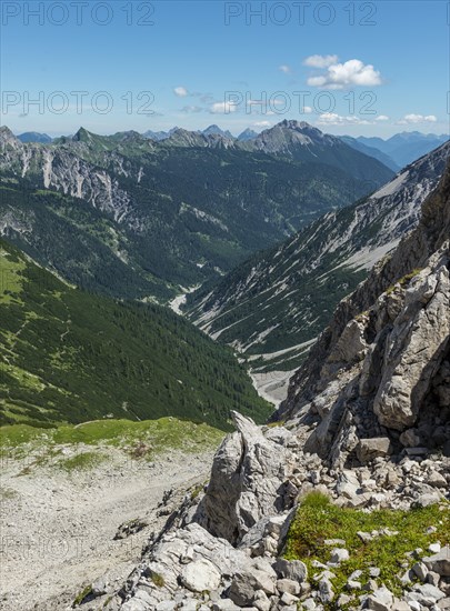 Hiking trail to the Hochvogel