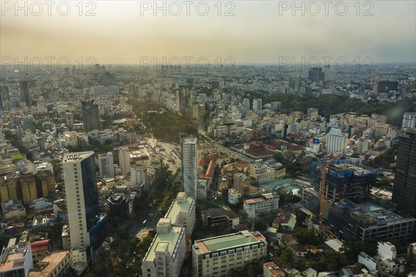 View of Ho Chi Minh City from the Bitexco Financial Tower