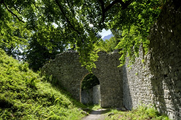Castle ruin Werdenfels near Garmisch-Partenkirchen