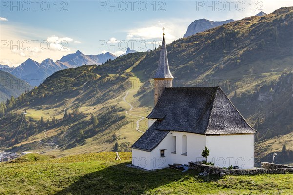 St. Jakobuskapelle on the Hochtannbergpass