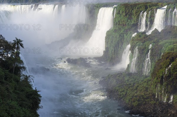 View of the Iguazu Falls from the Brazilian side
