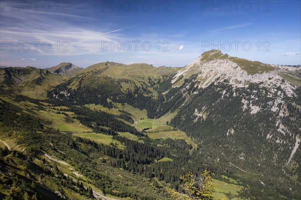 Left Diedamskopf and right Hoher Ifen