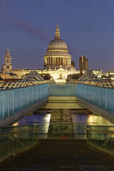 Millennium Bridge and St Paul's Cathedral