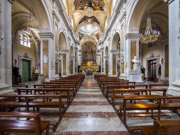 Interior of St. Francis Borgia Church