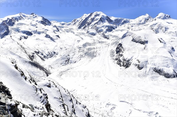 Gornergletscher in winter