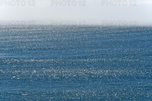 Lake fog over the sea