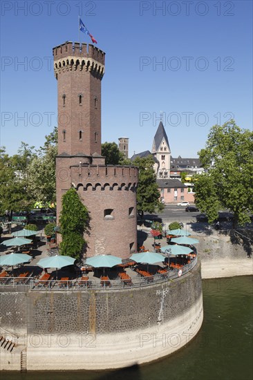 Malakoff Tower and Hafenterrasse cafe