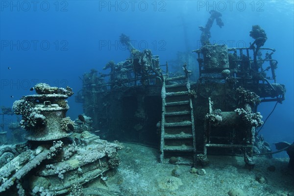 Deck of shipwreck