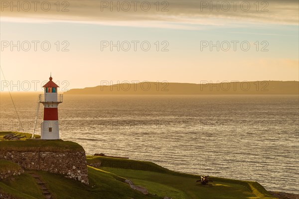 Skansin lighthouse at sunrise