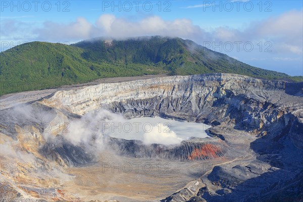 Caldera with crater lake