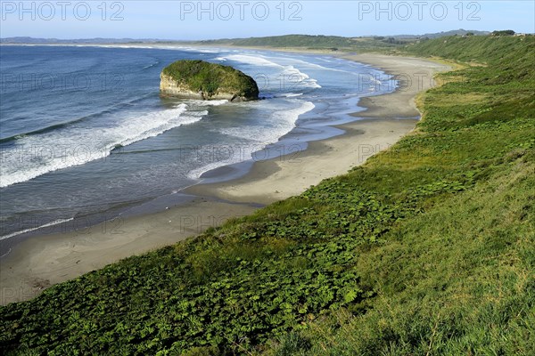 Lonely beach on the west coast