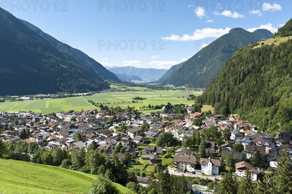 View to the village Sand in Taufers