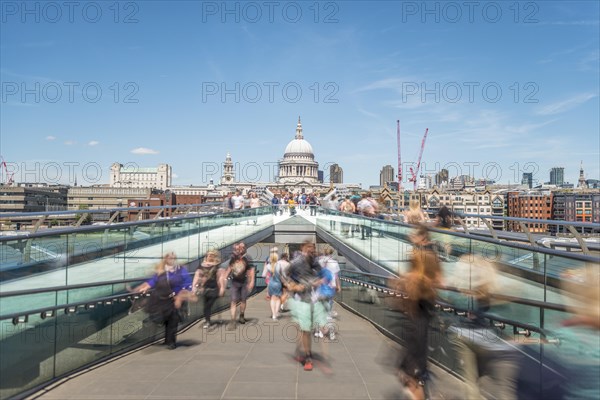 Millenium Bridge and St Paul's Cathedral