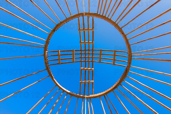 Top of a Kazakh yurt