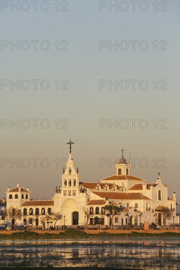 Village El Rocio with the Hermitage of El Rocio