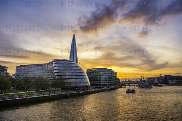 Riverside promenade on the Thames