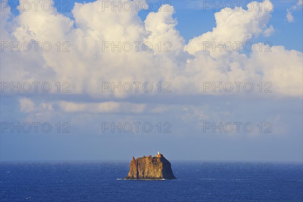 Cliff island Strombolicchio