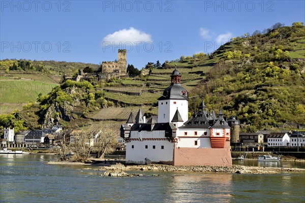 Castle Pfalzgrafenstein with Castle Gutenfels
